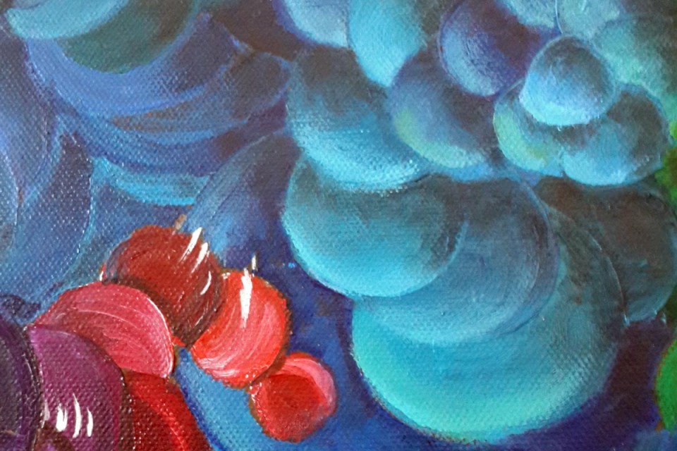 Abstract painting, infinite, infinity, spiral, spiraling, colourful, color wheel, conceptual art, twisting, bombardment, movement, thoughts, singularity, complex, motion, depth