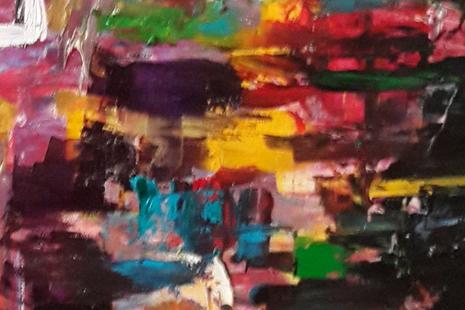 Face, outline, poet, spoken, thought, speak, artistic, expressionism, expressionistic painting, silhouette, colourful, bright, blended, noise, noisy background, childlike painting, talking man, geometric, conversation, philosopher, bright colours, dark background, crowded thoughts, conceptual, serene,