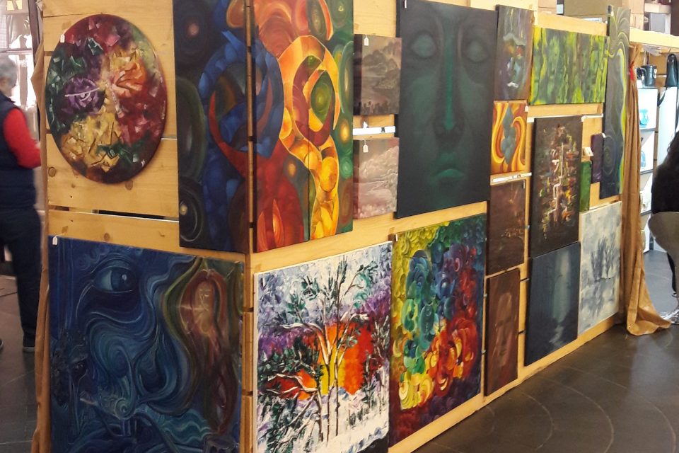 oil painting exhibition, handicrafts fair, designers market,